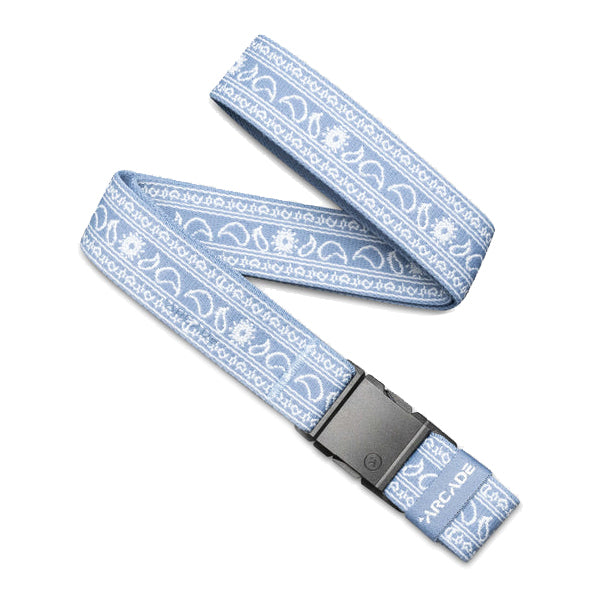 Arcade Unisex Belts - Wild Rag Slim Width - Sky