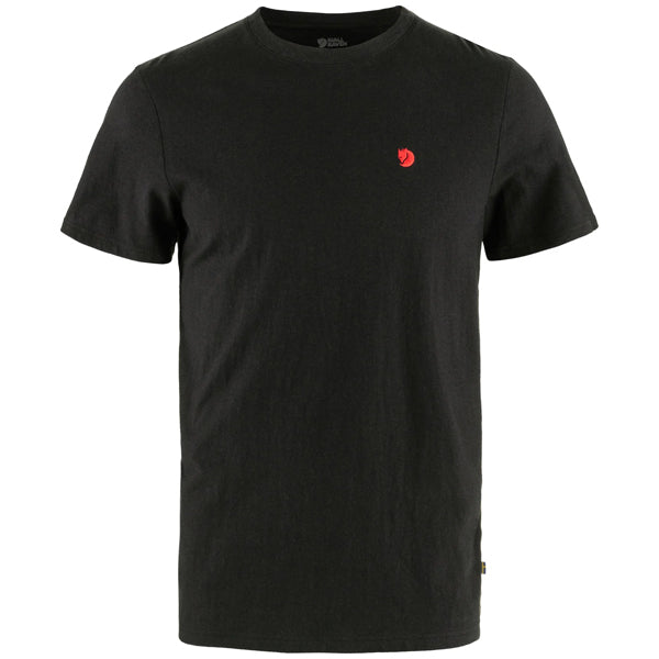 Fjällräven Men&#39;s T-Shirts - Hemp Blend T-Shirt - Black