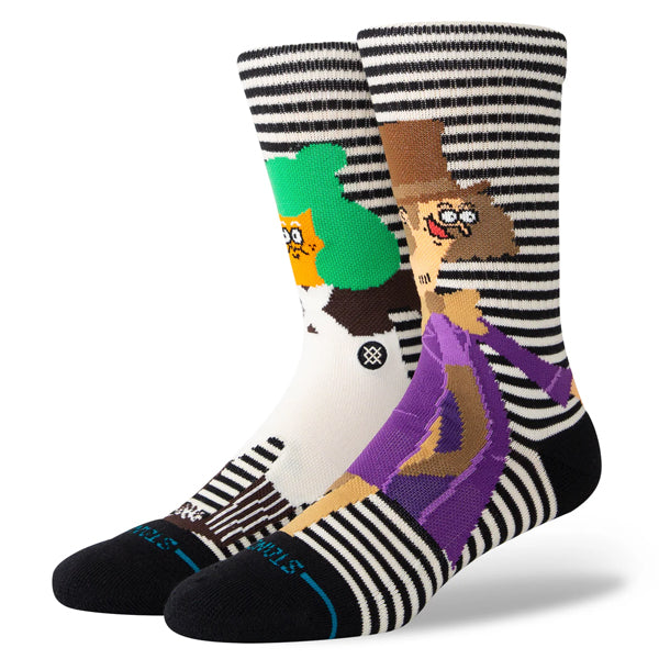 Stance Men&#39;s Socks - Oompa Loompa - Black/White