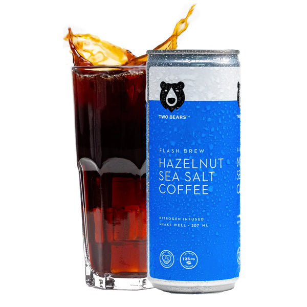 Two Bears Flash Brew Coffee - Hazelnut Sea Salt