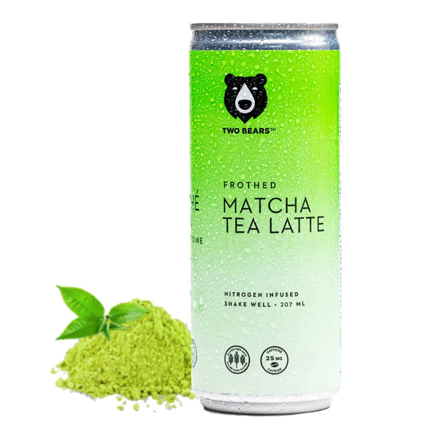Two Bears Frothed Oat Latte - Matcha Tea