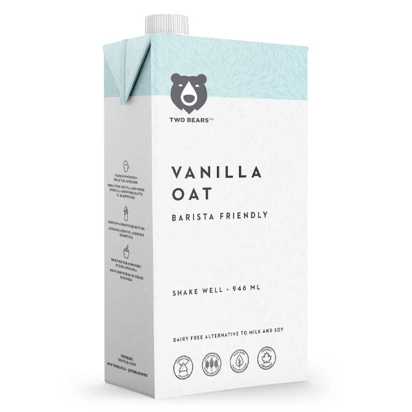 Two Bears Oat Milk - Unsweetened Vanilla