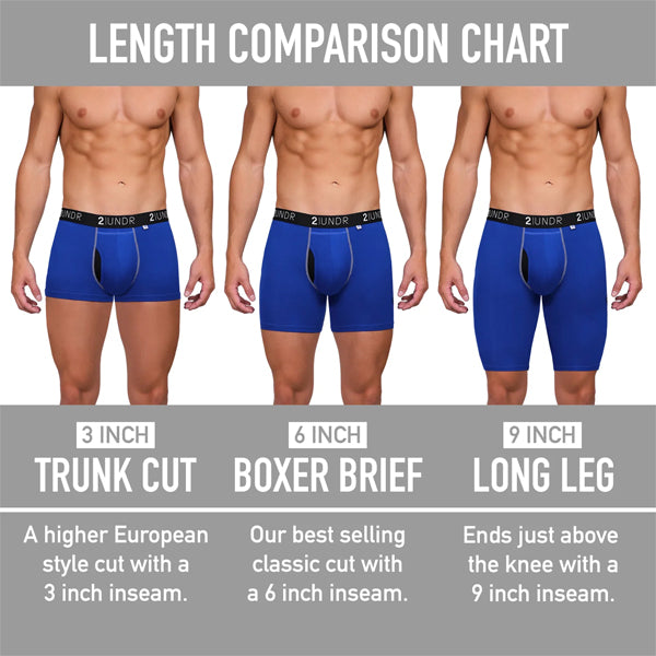 2UNDR Men's Swing Shift 6 Boxer Brief Underwear : : Clothing,  Shoes & Accessories