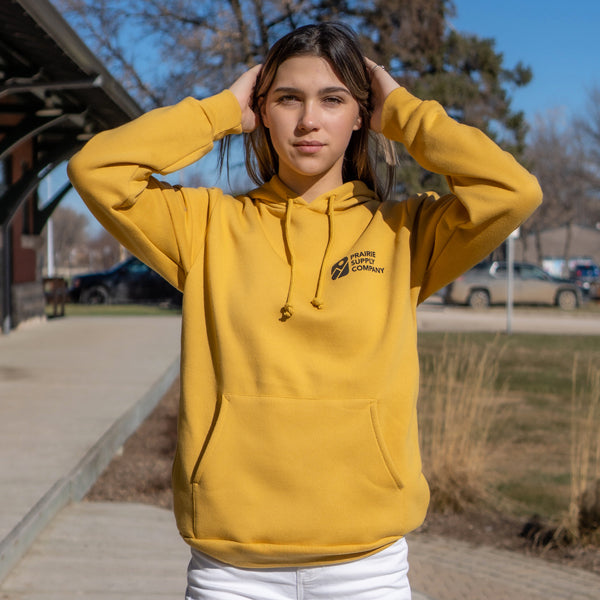 Mustard sales yellow hoodie